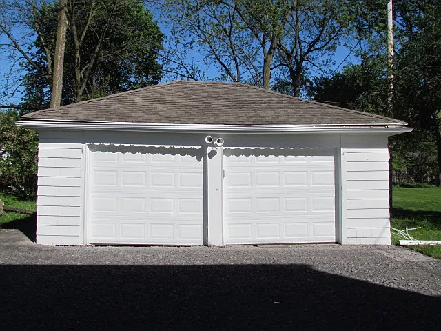 Two car garage
