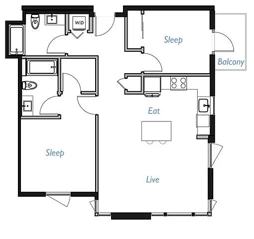 Floor plan A3- 2A