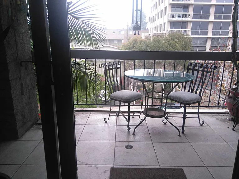 FRONT EAST FACING BALCONY