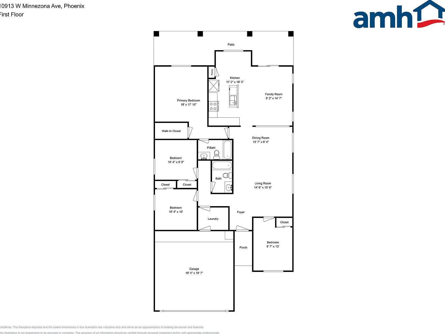 3 bed, 2.0 bath, 1414 sqft, $1,755 — Photo 2