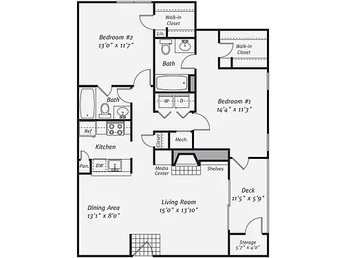 Floor plan B2