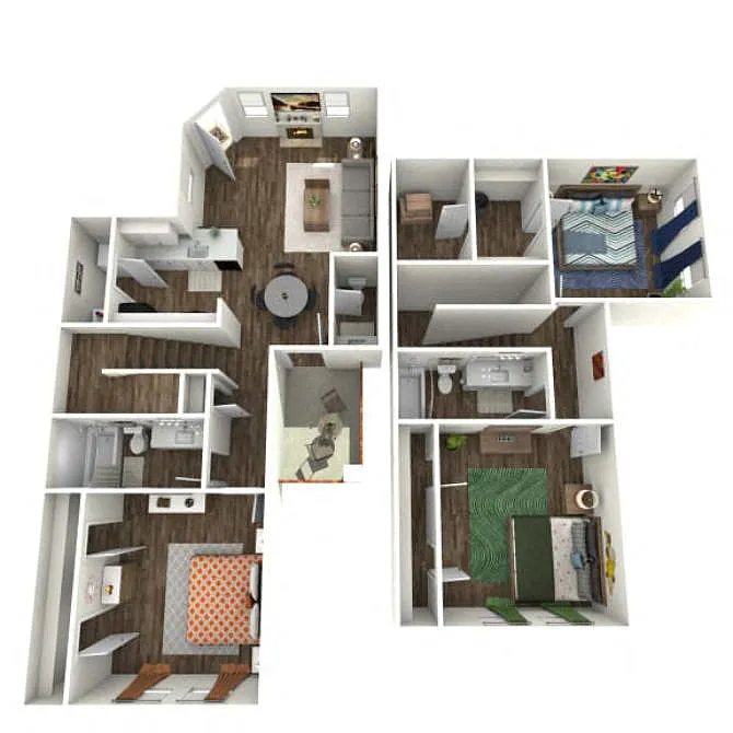 Floor plan Skycrest Townhome