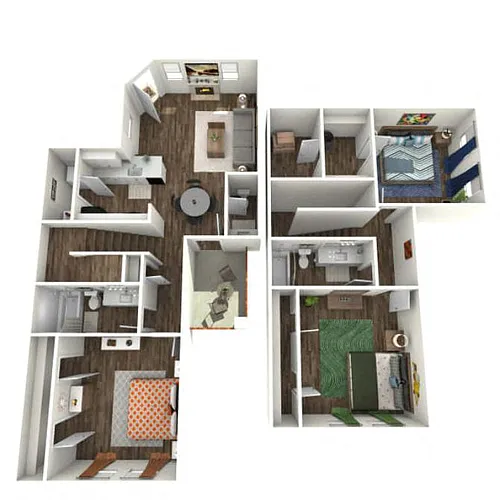Floor plan Skycrest Townhome