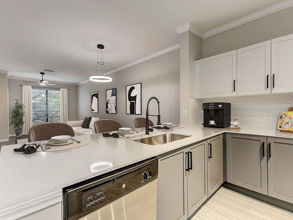Open concept one, two, and three-bedroom apartment homes