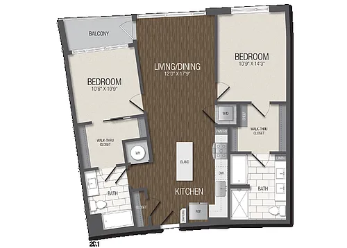 Floor plan T.2C1