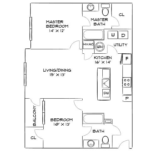 Floor plan Design 2B