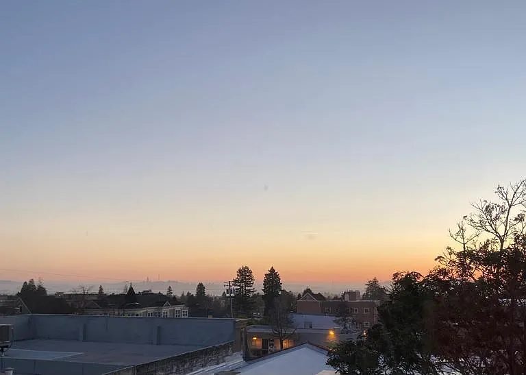 Sunset view - view of Golden Gate bridge & Bay bridge