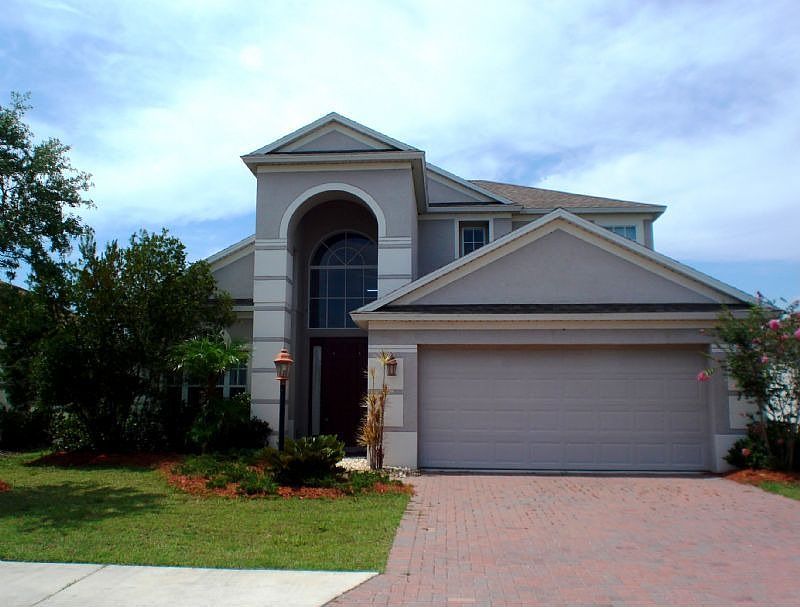 Street view of townhome