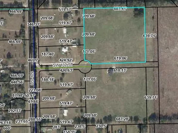 SW 102nd St, Trenton, FL 32693