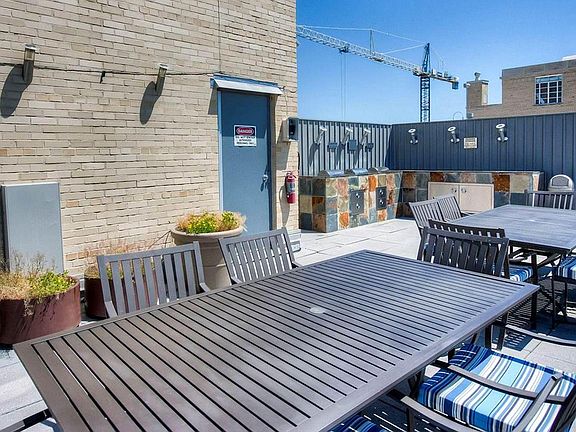 Rooftop area available for residents