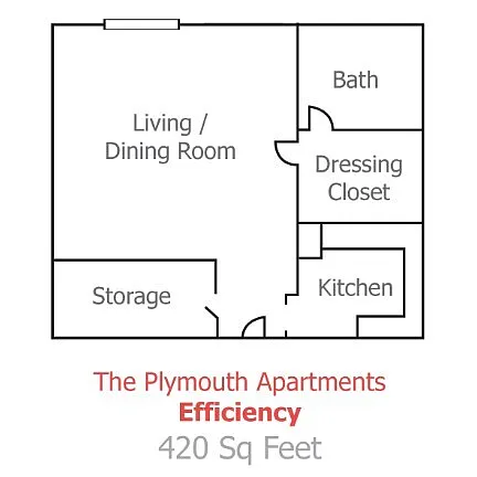 Floor plan Studio