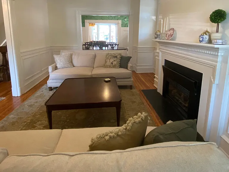 Living room looking into dining room