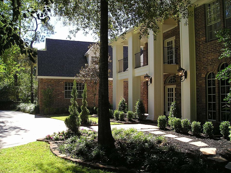 Covered front porch and balcony