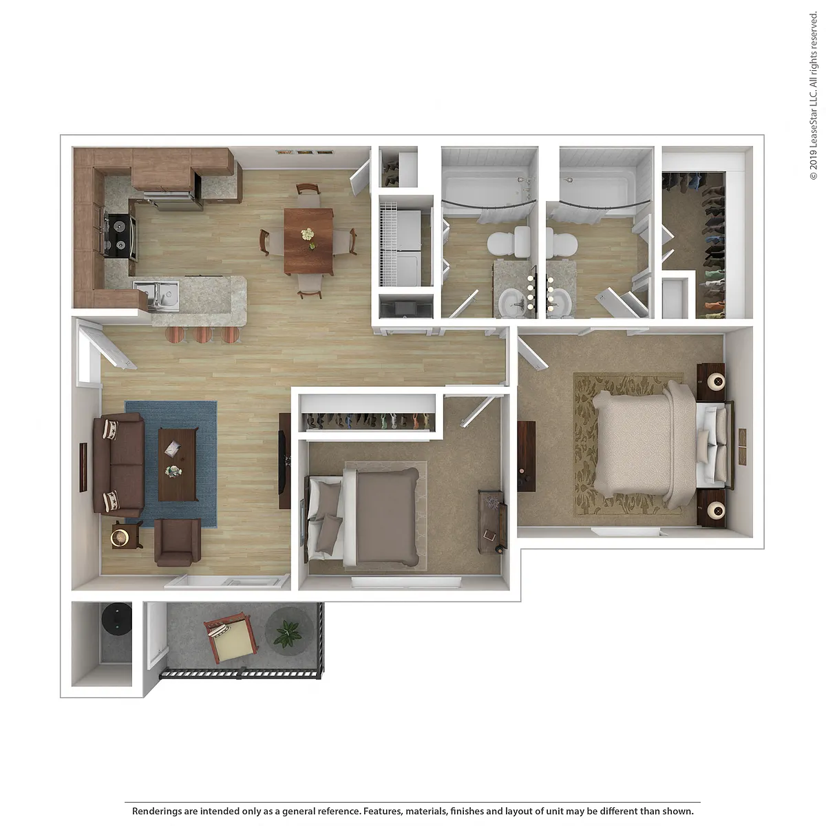 Floor plan Palm W/ Sunroom MKT