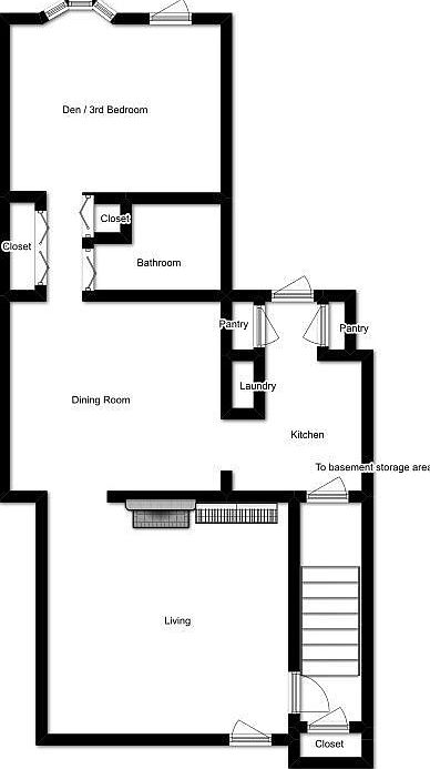 First Floor. Not to Scale.