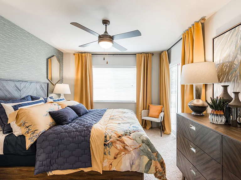Retreat to a bedroom built for relaxation