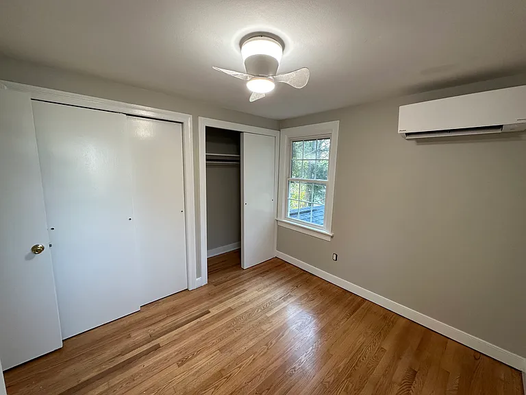 Two nice six closets in second bedroom.