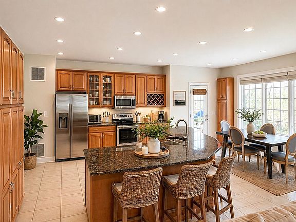 kitchen and breakfast nook.
