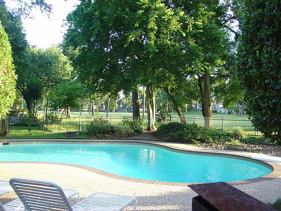 Left side of pool