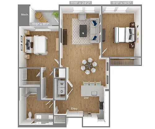 Floor plan B1
