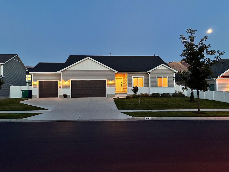 Evening front view