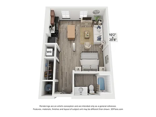Floor plan Studio C
