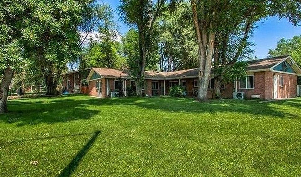 Front lawn and building exterior