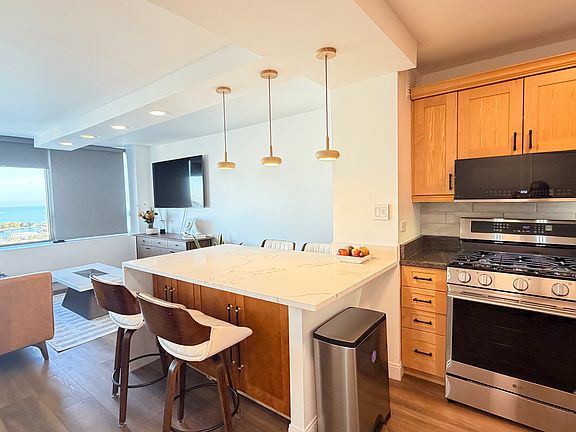 Brand new, black out blinds, furniture kitchen accessories and appliances.