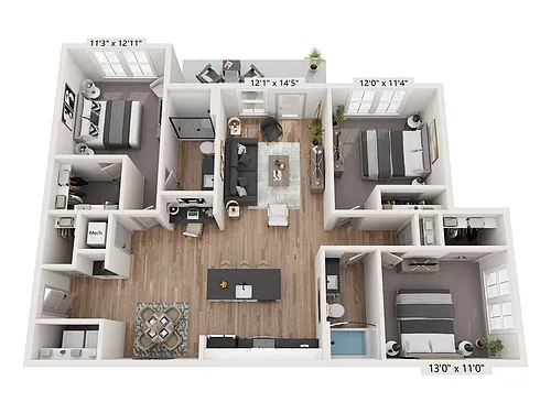 Floor plan C1