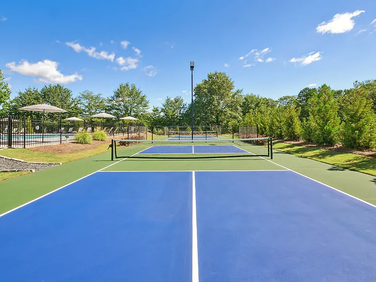 Well-maintained tennis court perfect for active recreation.