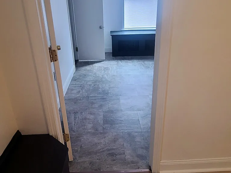 view of #1 bedroom from living room