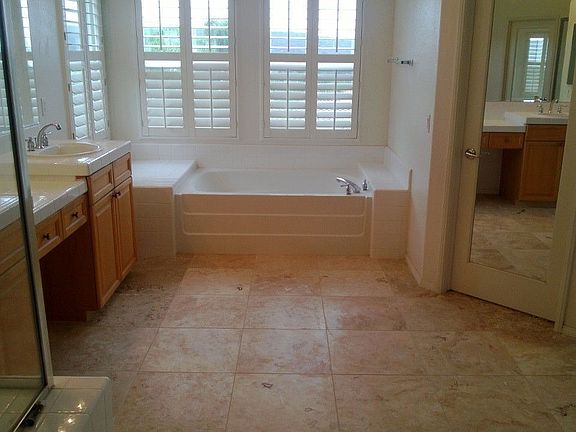 Travertine Master Bath