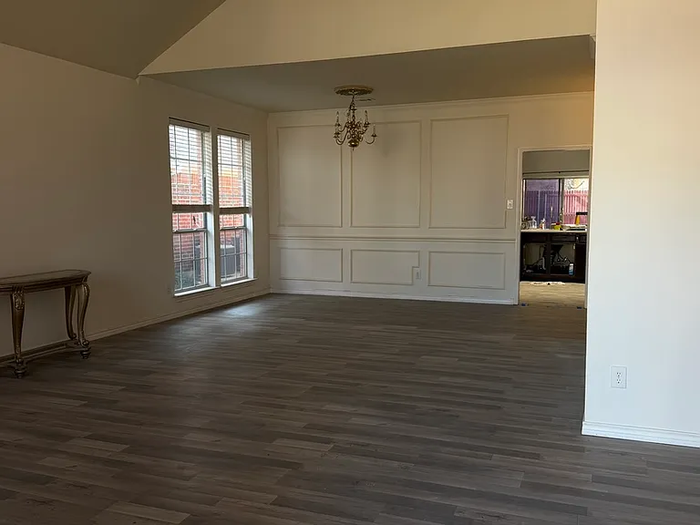 Living and dining room from entrance