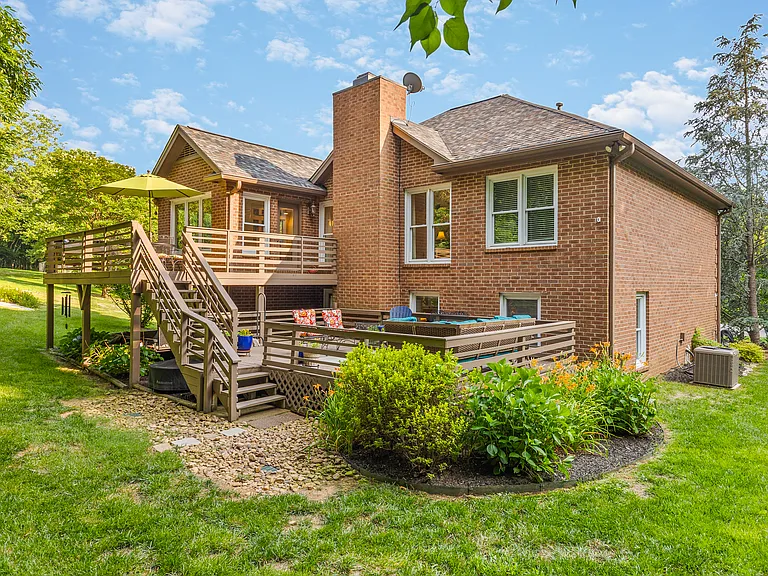 Huge backyard with two spacious patios for enjoying quality family time.