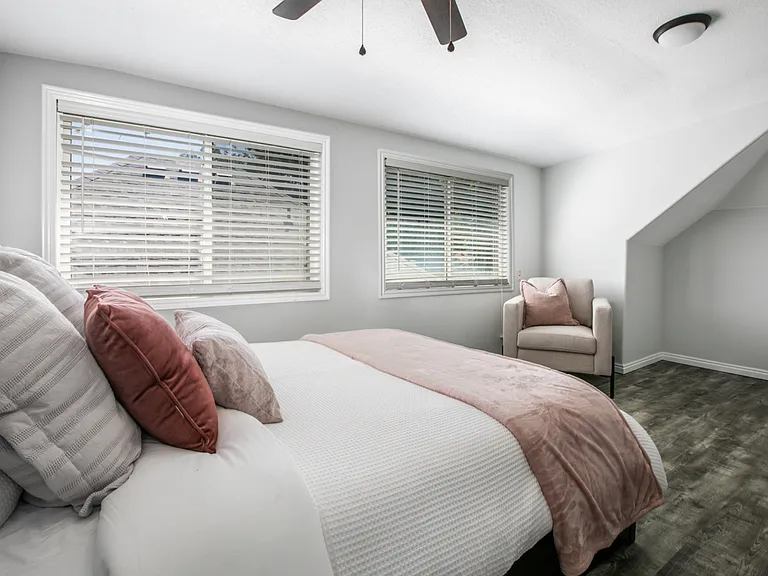 Upstairs bedroom: very large room with great storage! (bedroom 3)