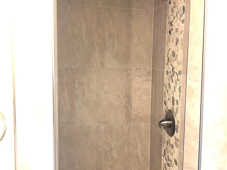 Newly remodeled bathrooms.