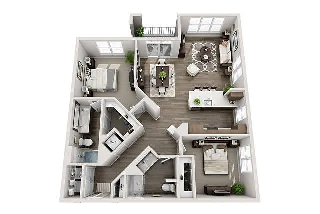 Floor plan B3