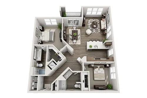 Floor plan B3