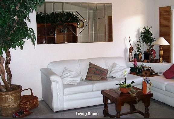 living room with entertainment center