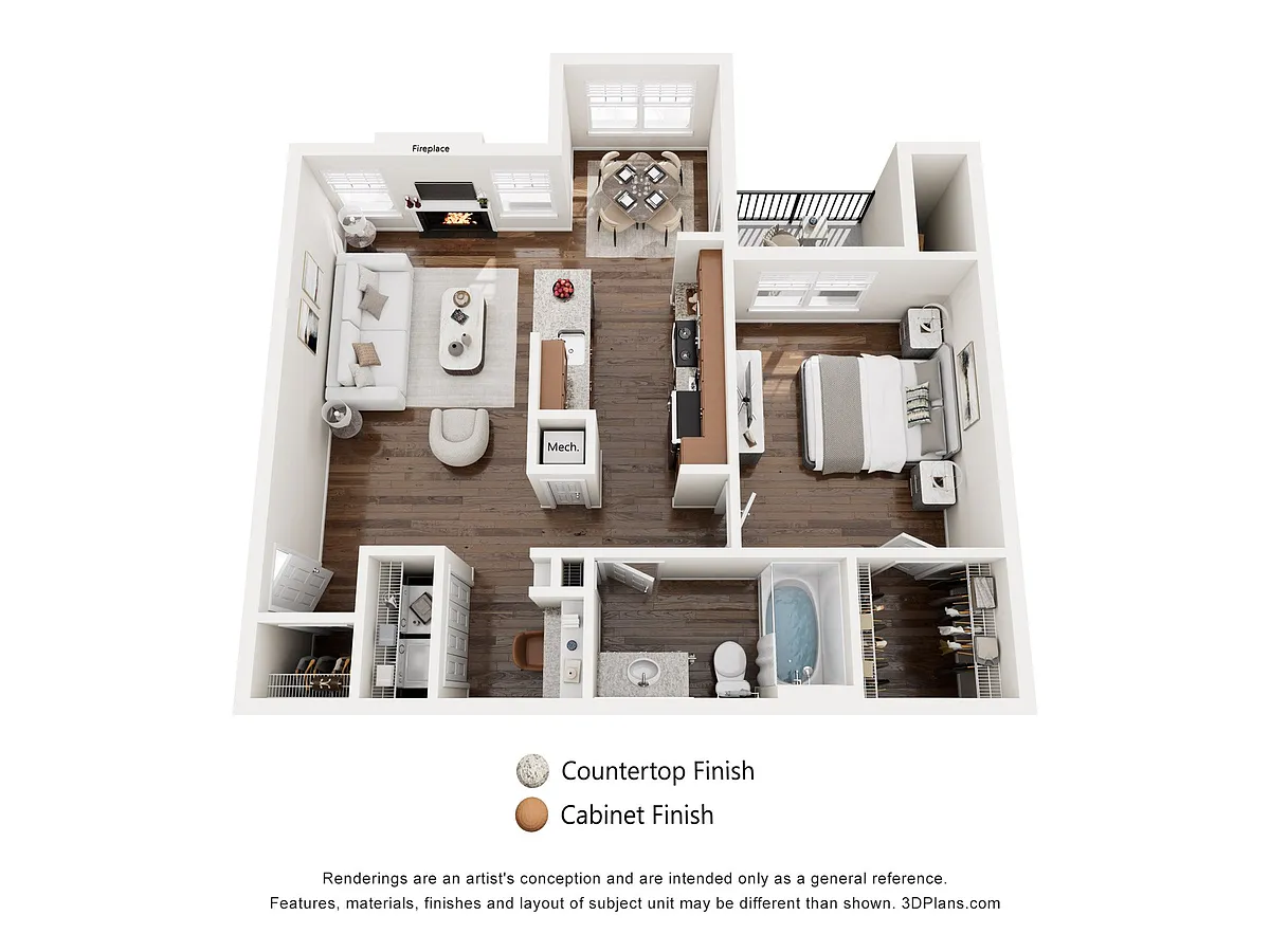 Floor plan Lilac - Renovated