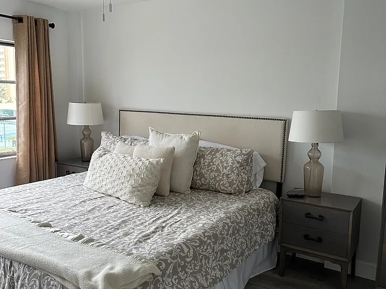 King Master Bedroom with an ensuite and his & hers closets