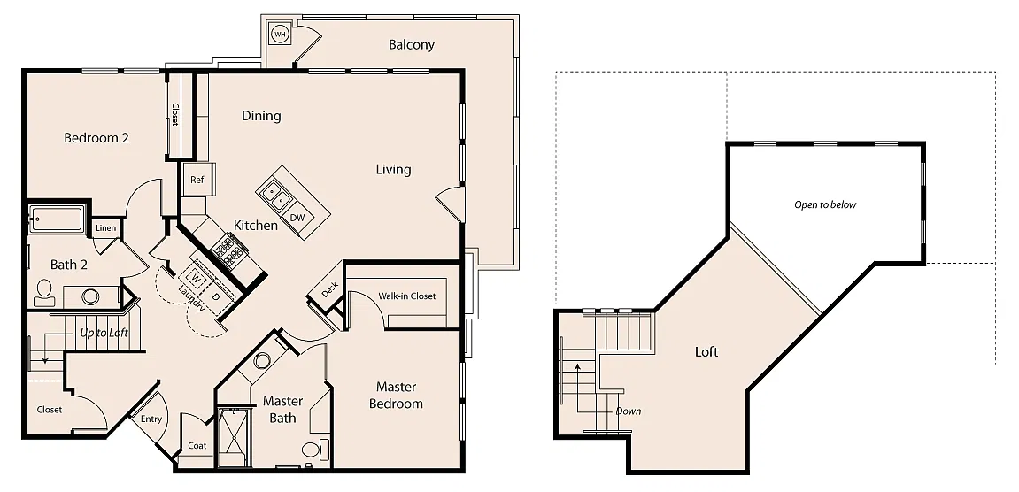 Floor plan 2DL