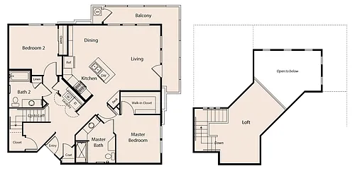 Floor plan 2DL