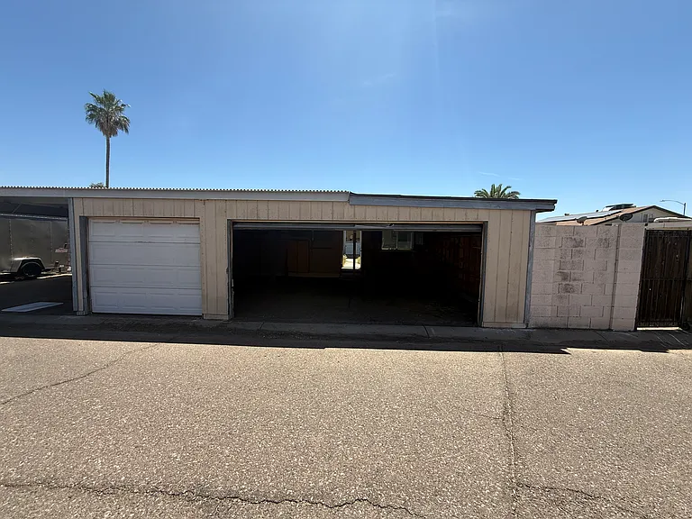 Garage from alley