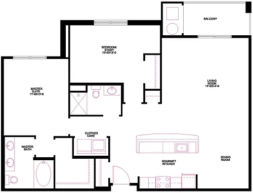 Floor plan The Granby