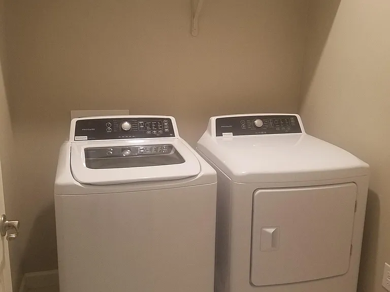 washer and dryer