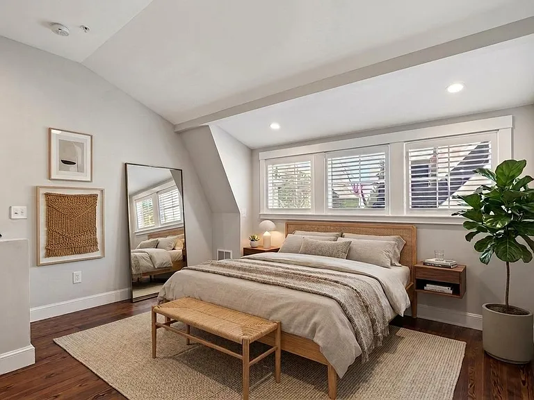 Primary suite bedroom, 3rd floor