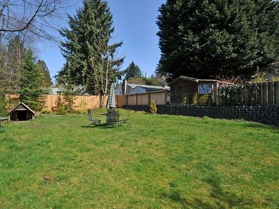 Rear of house