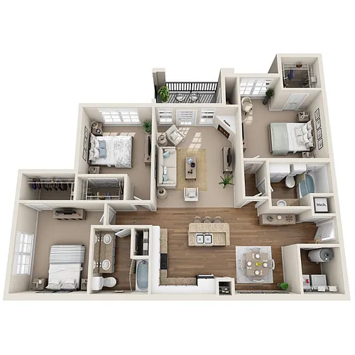 Floor plan Sweet magnolia