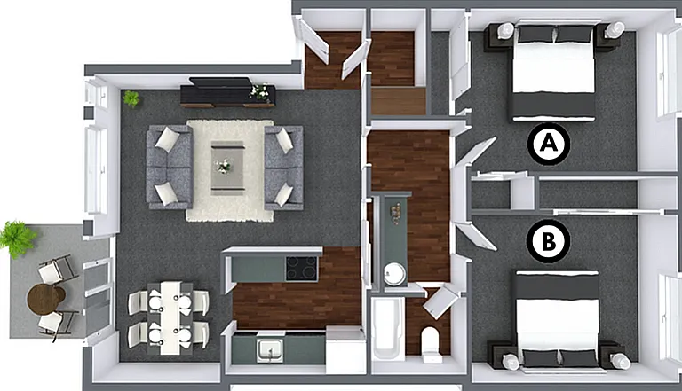Private Standard Floorplan Private Standard Floorplan